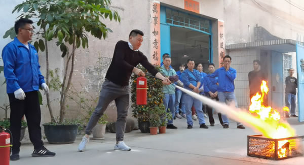 2021冬季消防演練總結|廣有五金&東莞合頁?