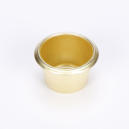 供應(yīng)青銅鎳色燭臺(tái)配件，小蠟燭杯23*18*0.5mm